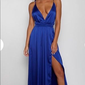 NWT Royal Blue Maxi Dress